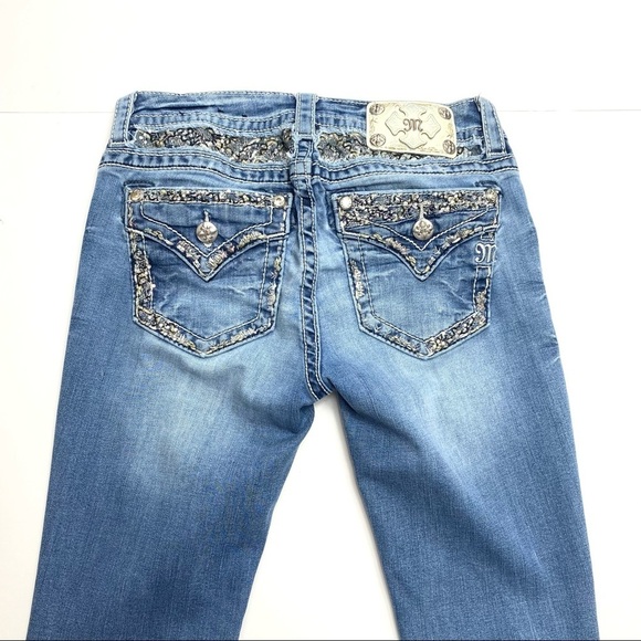 Miss me Standard Bootcut Jeans ME8718BR - Picture 4 of 9